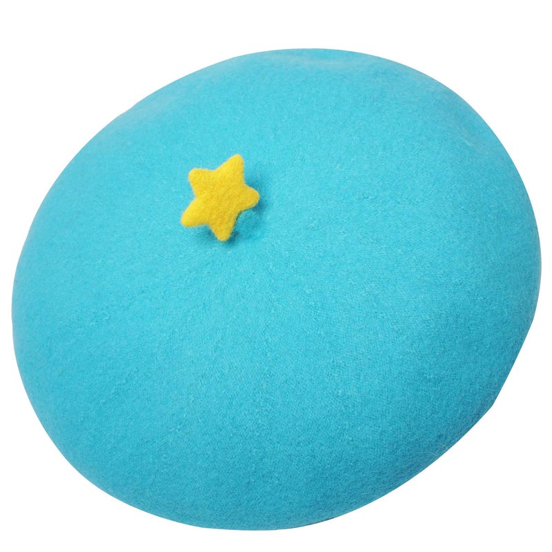Faiccia Handmade Little Yellow Star Beret Vintage Artist Hat Kawaii Story Hat Cute Women Cap - Image 2